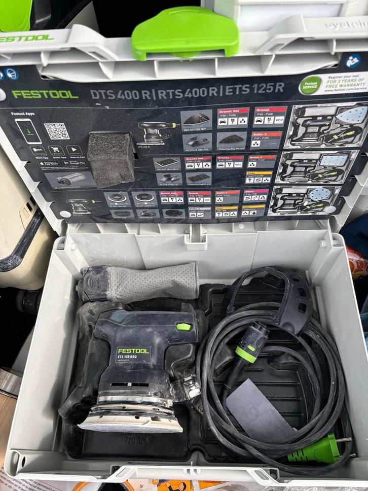 Festool Schuurmachine Rond - Topconditie!, Doe-het-zelf en Verbouw, Gereedschap | Schuurmachines, Gebruikt, Excentrische schuurmachine