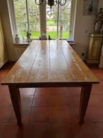 Grote eettafel 2.40 x 1.00 m, Huis en Inrichting, Gebruikt, 100 tot 150 cm, 200 cm of meer, Ophalen of Verzenden