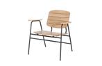 Loungestoel Orbec | Black | Acacia | Eurofar, Verzenden, Nieuw, Wicker