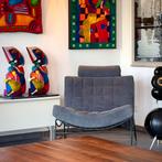 Complete originele Leolux zithoek in perfecte conditie., Ophalen, Zo goed als nieuw, Leer, Modern