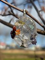 Rozenkwarts Hanger met Edelstenen Boom, Overige kleuren, Nieuw, Ophalen of Verzenden, Steen of Mineraal