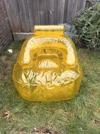 Gele Opblaasbare Stoel – Vintage Style, Ophalen of Verzenden