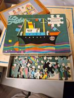 Vintage Jumbo Jig Saw Puzzel - Boot, Ophalen, 10 tot 50 stukjes, Gebruikt, 6 jaar of ouder