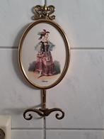 Messing Kapstokhaak met Afbeelding, Wandkapstok, Onbekend, Ophalen of Verzenden, Zo goed als nieuw