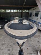 Visboot polyester 365 incl motor en trailer, Gebruikt, Tot 10 pk, Ophalen of Verzenden, 3 tot 6 meter