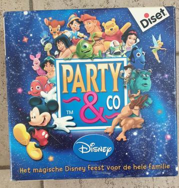 Party&Co Disney Diset, familiespel Met instructie van licht 