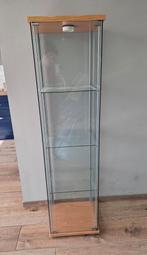 Ikea vitrinekast, Huis en Inrichting, Kasten | Vitrinekasten, Ophalen, Minder dan 50 cm, Gebruikt, Glas