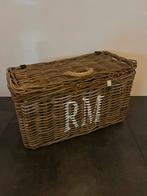 Riviera Maison rieten mand - 60x30x34 cm, Huis en Inrichting, Gebruikt, Mand, Ophalen of Verzenden, Riet