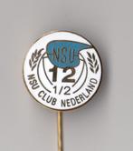 NSU Motor Club Nederland speldje 12.5  jaar, Verzamelen, Speldjes, Pins en Buttons, Gebruikt, Niet vindbaar, Niet vindbaar, Speldje of Pin