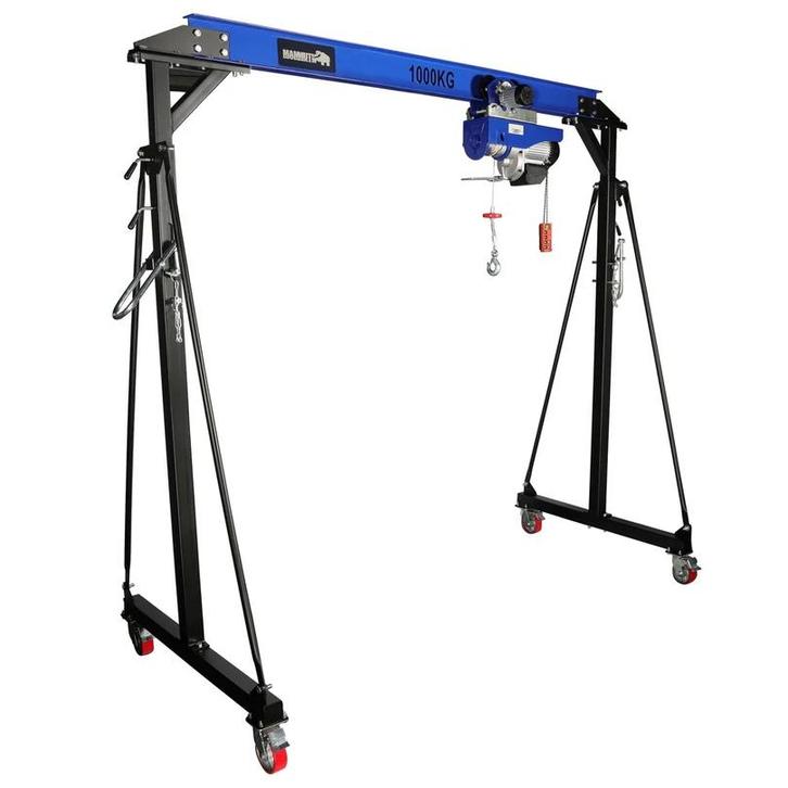 Mammuth Mobiele Portaalkraan 1 Ton Set, Doe-het-zelf en Verbouw, Lieren en Takels, Nieuw, Ophalen