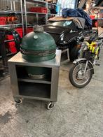 Big Green Egg large BBQ plus kar., Tuin en Terras, Gasbarbecues, Ophalen of Verzenden, Gebruikt, Big Green Egg