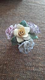 Vintage Porseleinen Bloemen Ornament, Antiek en Kunst, Ophalen of Verzenden