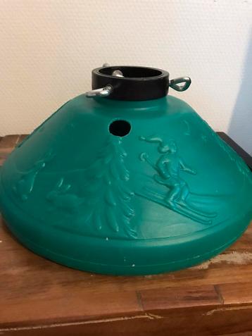 Vintage kerstboom voet standaard groen kunststof zgan beschikbaar voor biedingen