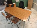 Complete werkplek, hoekbureau 220  met stoel., Ophalen, Gebruikt