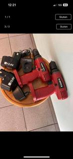 accu's boormachine, Ophalen of Verzenden, Zo goed als nieuw, Boormachine