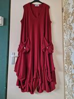 Kekoo bordeaux rood lang wijd ophaal builen jurk grote zakke, Kleding | Dames, Jurk, Ophalen of Verzenden, Zo goed als nieuw, Kekoo