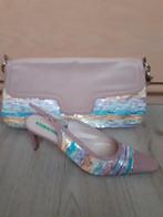 Open sandalette met bijpassende tas, Ophalen, Zo goed als nieuw, Roze, Sneakers of Gympen