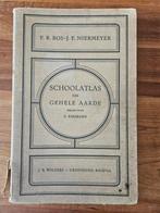 Schoolatlas der gehele aarde (1939)., Gelezen, Bosatlas, Ophalen of Verzenden, 1800 tot 2000