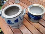 Zoutpot keulsepot 2x, Antiek en Kunst, Antiek | Keramiek en Aardewerk, Ophalen of Verzenden