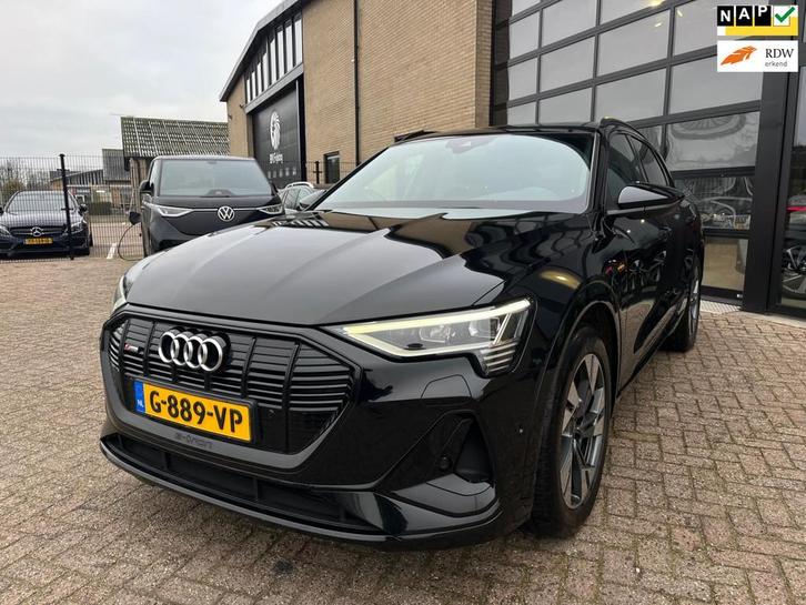 Audi E-tron 50 quattro Launch, Black 71 kWh, S-Line, Auto's, Audi, Bedrijf, Te koop, e-tron, 4x4, ABS, Adaptive Cruise Control