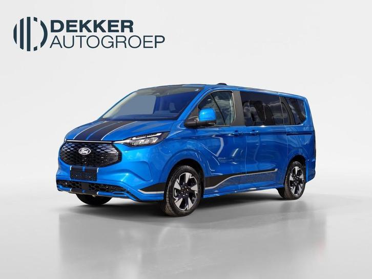 Ford E-Tourneo Custom 340 L1H1 Sport 65 kWh - 8 PERSOONS - F, Auto's, Ford, Bedrijf, Te koop, Overige modellen, 360° camera, ABS