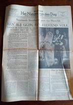 Originele krant: Huwelijk Juliana en Bernard 7 jan 1937, Verzamelen, Koninklijk Huis en Royalty, Ophalen, Gebruikt, Nederland