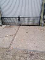 Dubbele dubbel staafmat poort, Tuin en Terras, Ophalen, IJzer, Dubbelstaafmat hekwerk