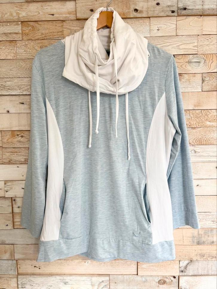 ZUMO heren shirt capuchon/col lichtblauw, maat XL - NP 49,95, Kleding | Heren, T-shirts, Nieuw, Maat 56/58 (XL), Blauw, Ophalen of Verzenden