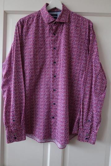 Vlot rood gestipt wit/blauw overhemd Blue Industry maat 42 beschikbaar voor biedingen