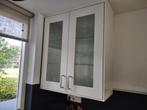 Ikea faktum bovenkast met glazen deur, Huis en Inrichting, Keuken | Keukenelementen, Gebruikt, Wit, Minder dan 100 cm, 25 tot 50 cm