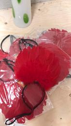 Rode verentooien/haarbanden nieuw, Hobby en Vrije tijd, Ophalen of Verzenden, Nieuw