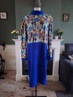 Ijsvogel suèdine jurk french terry strech 46 XXL, Kleding | Dames, Maat 46/48 (XL) of groter, Zo goed als nieuw, Knielengte, Verzenden