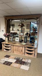 Antieke buffetkast Art Nouveau-stijl, Ophalen, Gebruikt, Met deur(en), 200 cm of meer