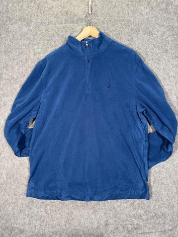 Nautica Fleece Trui – Blauw – Maat XL  beschikbaar voor biedingen