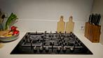 Bosch 5-pits gasfornuis met wokbrander, Witgoed en Apparatuur, Fornuizen, Ophalen, Gebruikt, Inbouw, Gas