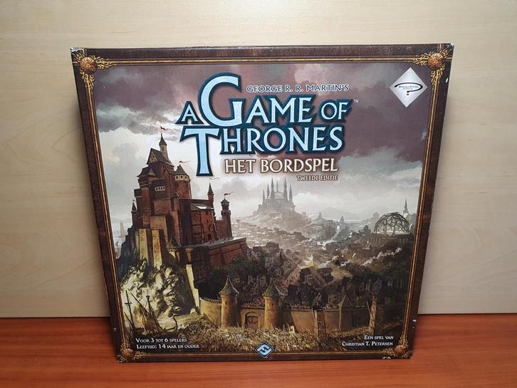 A Game of Thrones Het Bordspel, Hobby en Vrije tijd, Gezelschapsspellen | Bordspellen, Zo goed als nieuw, Drie of vier spelers