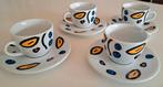 Duits porselein: Kahla 4 espresso kop- en schoteltjes, Verzamelen, Ophalen of Verzenden, Zo goed als nieuw, Porselein, Kop en/of schotel