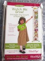 DMC borduurpakket Watch me grow - groeimeter Charles Craft, Ophalen of Verzenden, Nieuw, Handborduren, Borduurpakket