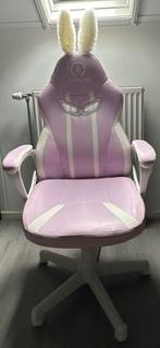 gamestoel  gaming chair, Huis en Inrichting, Bureaustoelen, Ophalen, Zo goed als nieuw, Wit