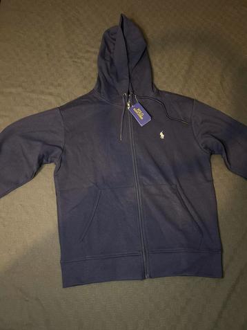Ralph Lauren zip up hoodie aviator navy