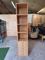 Smalle hoge boekenkast met lades boeken kast laden, Ophalen, Minder dan 50 cm, Gebruikt, 200 cm of meer