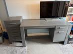 Woood Dennis bureau beton grijs, Ophalen, Zo goed als nieuw, Bureau
