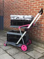 Clax trolley met twee boodschappenkratten, 100 liter of meer, Ophalen, Zo goed als nieuw, Transportkar