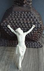 19 de eeuw GROOT Tramp Art Kruis Kruisbeeld Corpus Christus, Ophalen of Verzenden