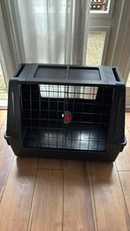 Zwarte bench voor puppy of kleine hond, Dieren en Toebehoren, Hondenbenches, Ophalen, Gebruikt