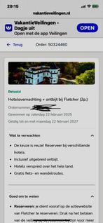 Hotelovernachting Fletcher voor 2 personen, Twee personen, 1 overnachting