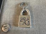 Uno de 50 (140) sleutelhanger bekende slot van unode50, Ophalen of Verzenden, Nieuw, Zilver, Overige materialen