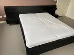 Ikea Malm bed - incl nachtkastjes!, 160 cm, Overige materialen, Gebruikt, Zwart