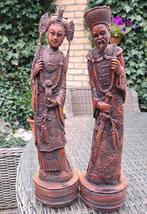 Beeldjes Chinese man en vrouw, Antiek en Kunst, Ophalen