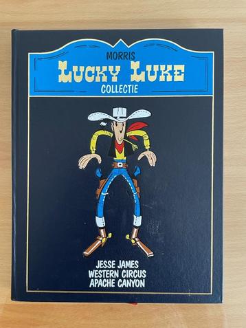 NIEUW Stripboek Lucky Luke, hard cover, 3 in 1 bundel